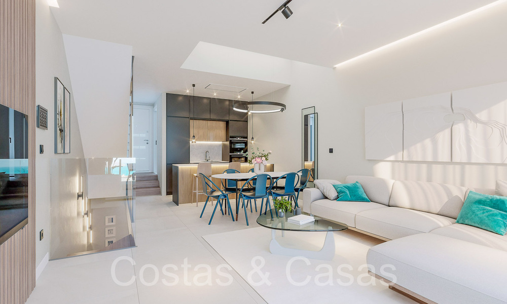 Modernas casas adosadas de 3 dormitorios con jardín privado en venta en Fuengirola, Costa del Sol 70169
