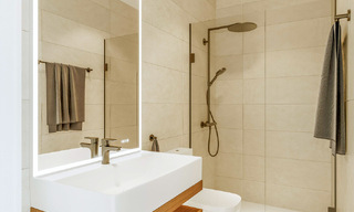 Modernas casas adosadas de 3 dormitorios con jardín privado en venta en Fuengirola, Costa del Sol 70171 