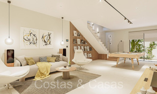 Modernas casas adosadas de 3 dormitorios con jardín privado en venta en Fuengirola, Costa del Sol 70179 