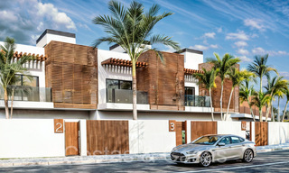 Nueva promoción de casas adosadas en venta junto al campo de golf en Estepona 70542 