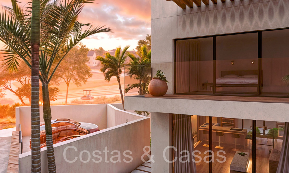Nueva promoción de casas adosadas en venta junto al campo de golf en Estepona 70556