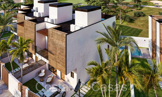 Nueva promoción de casas adosadas en venta junto al campo de golf en Estepona 70560 