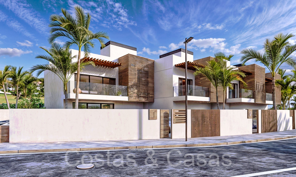 Nueva promoción de casas adosadas en venta junto al campo de golf en Estepona 70562