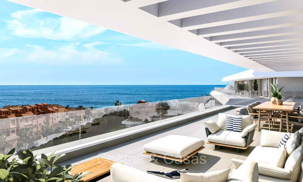 Apartamentos de nueva construcción energéticamente eficientes en venta a poca distancia de la playa en el oeste de Estepona 72747