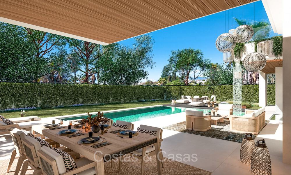 7 nuevas villas boutique en venta, a poca distancia de Puerto Banús y la playa de San Pedro, Marbella 73507