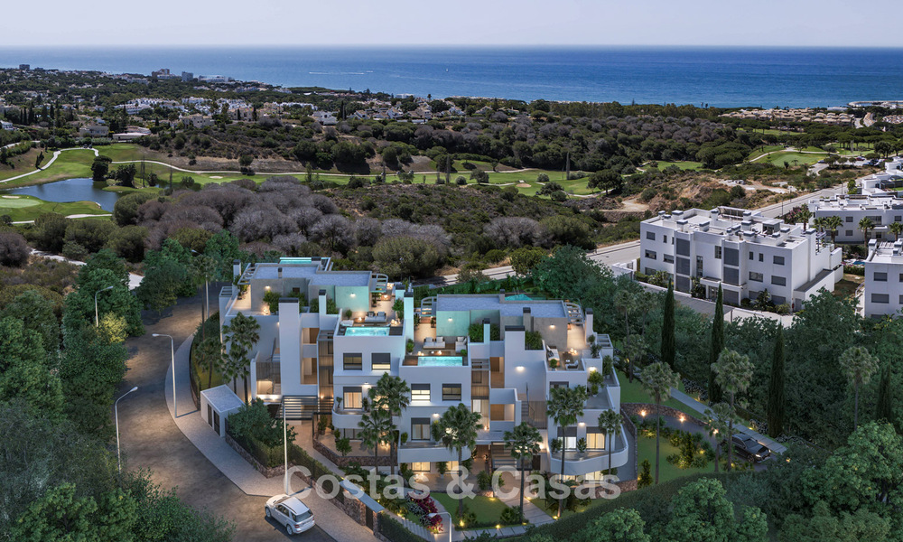 Sofisticados apartamentos de nueva construcción con vistas panorámicas al mar en venta en Cabopino, Marbella 793016