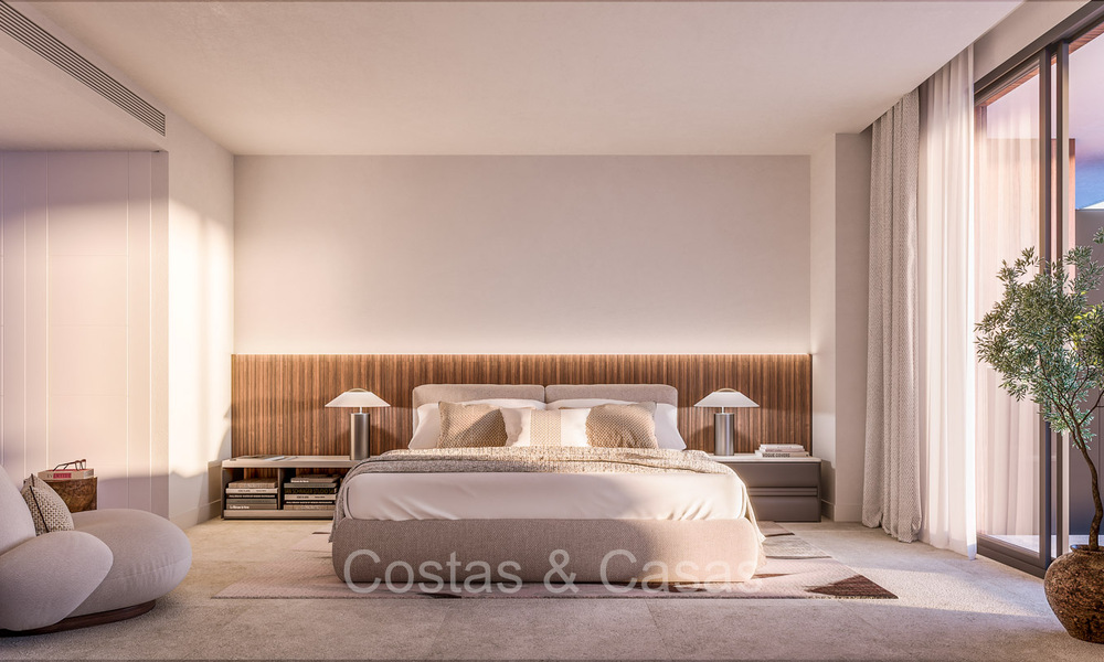 Elegantes apartamentos con espectaculares vistas al mar en venta en un resort de lujo en Fuengirola, Costa del Sol 74359