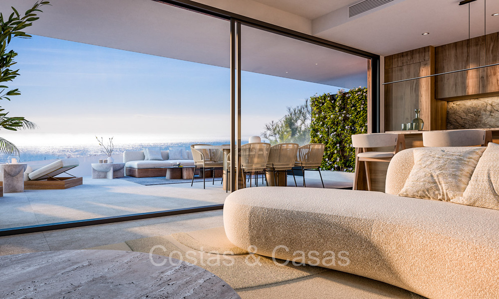 Elegantes apartamentos con espectaculares vistas al mar en venta en un resort de lujo en Fuengirola, Costa del Sol 74360