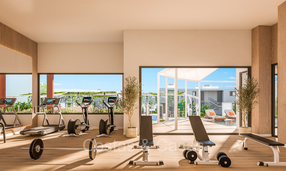 Elegantes apartamentos con espectaculares vistas al mar en venta en un resort de lujo en Fuengirola, Costa del Sol 74365