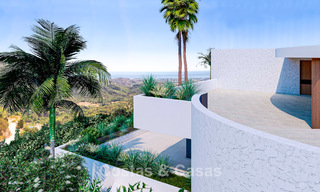 Villa de diseño de con vistas panorámicas al mar en venta en un complejo cerrado en Benahavis - Marbella 74910 