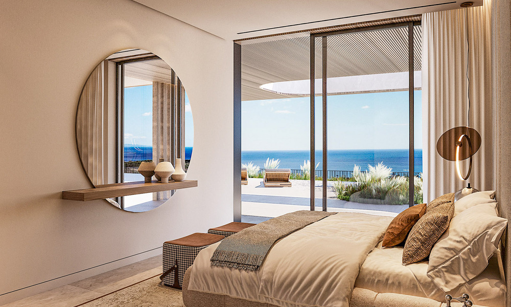 ¡Prelanzamiento! Apartamentos nuevos e innovadores con impresionantes vistas al mar en venta en Casares, Costa del Sol 74760