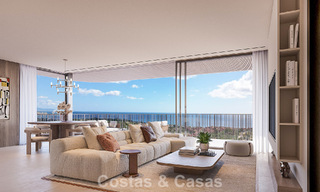 ¡Prelanzamiento! Apartamentos nuevos e innovadores con impresionantes vistas al mar en venta en Casares, Costa del Sol 74765 