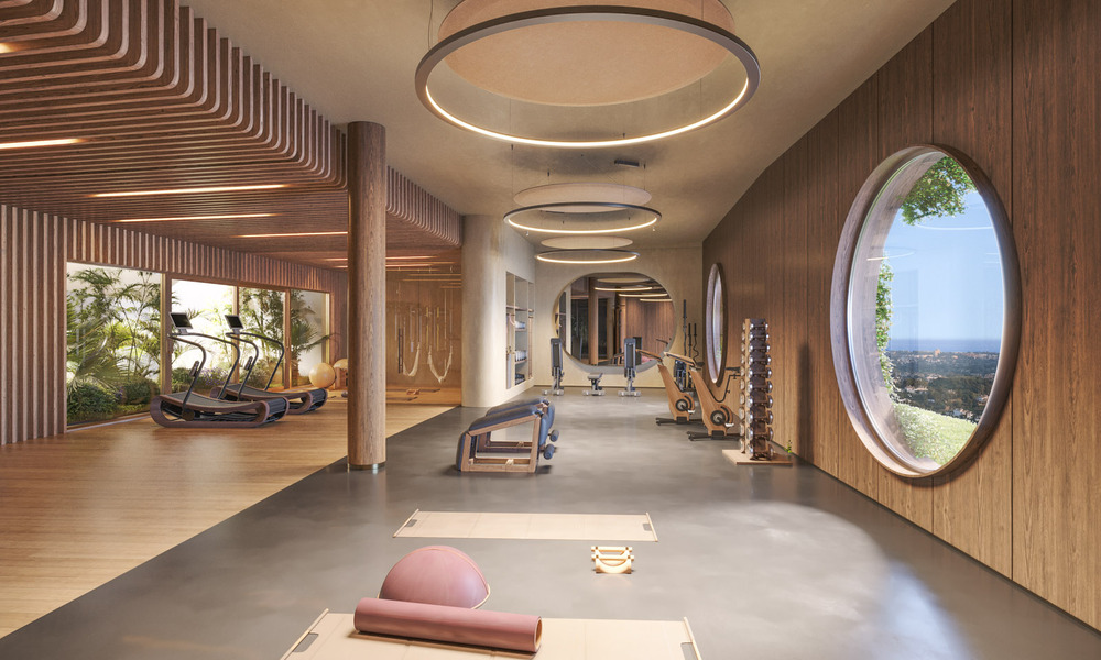 Nuevo en el mercado. Apartamentos de estilo vanguardista con fantásticas vistas al mar en venta en Benahavis - Marbella 778319