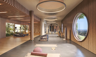 Nuevo en el mercado. Apartamentos de estilo vanguardista con fantásticas vistas al mar en venta en Benahavis - Marbella 778319 