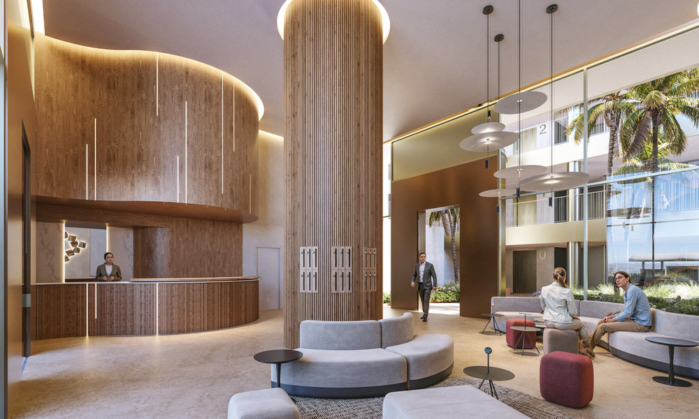 Nuevo en el mercado. Apartamentos de estilo vanguardista con fantásticas vistas al mar en venta en Benahavis - Marbella 778322