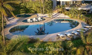 Nuevo en el mercado. Apartamentos de estilo vanguardista con fantásticas vistas al mar en venta en Benahavis - Marbella 778324 