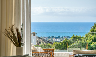 Lujoso apartamento dúplex en venta con vistas al mar en un complejo de alta gama en Sierra Blanca en la Milla de Oro de Marbella 774573 