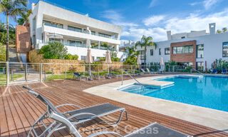 Lujoso apartamento dúplex en venta con vistas al mar en un complejo de alta gama en Sierra Blanca en la Milla de Oro de Marbella 774593 