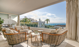 Lujoso apartamento dúplex en venta con vistas al mar en un complejo de alta gama en Sierra Blanca en la Milla de Oro de Marbella 774607 