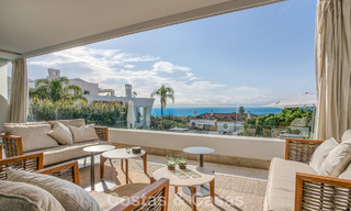 Lujoso apartamento dúplex en venta con vistas al mar en un complejo de alta gama en Sierra Blanca en la Milla de Oro de Marbella 774608 