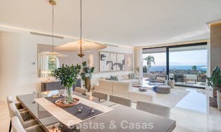 Lujoso apartamento dúplex en venta con vistas al mar en un complejo de alta gama en Sierra Blanca en la Milla de Oro de Marbella 774624 