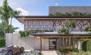 Villas pareadas de nueva construcción con vistas panorámicas al mar en venta en las colinas del este de Marbella 774556 