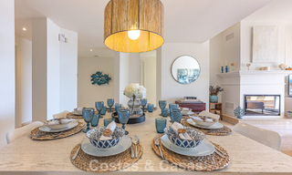 Amplio apartamento de 3 dormitorios con vistas panorámicas al mar en venta en un complejo de playa al este del centro de Marbella 774694 