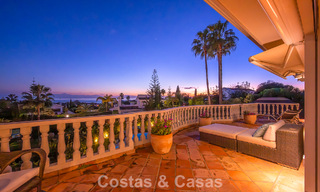 Preciosa villa de estilo español con impresionantes vistas al mar en venta en Elviria, Marbella Este 774727 