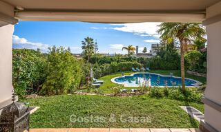 Preciosa villa de estilo español con impresionantes vistas al mar en venta en Elviria, Marbella Este 774763 