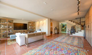 Preciosa villa de estilo español con impresionantes vistas al mar en venta en Elviria, Marbella Este 774786 
