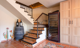 Preciosa villa de estilo español con impresionantes vistas al mar en venta en Elviria, Marbella Este 774788 