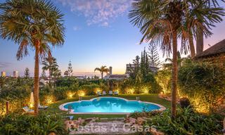 Preciosa villa de estilo español con impresionantes vistas al mar en venta en Elviria, Marbella Este 774800 