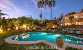 Preciosa villa de estilo español con impresionantes vistas al mar en venta en Elviria, Marbella Este 774802 