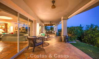 Preciosa villa de estilo español con impresionantes vistas al mar en venta en Elviria, Marbella Este 774806 