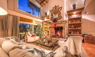Preciosa villa de estilo español con impresionantes vistas al mar en venta en Elviria, Marbella Este 774812 