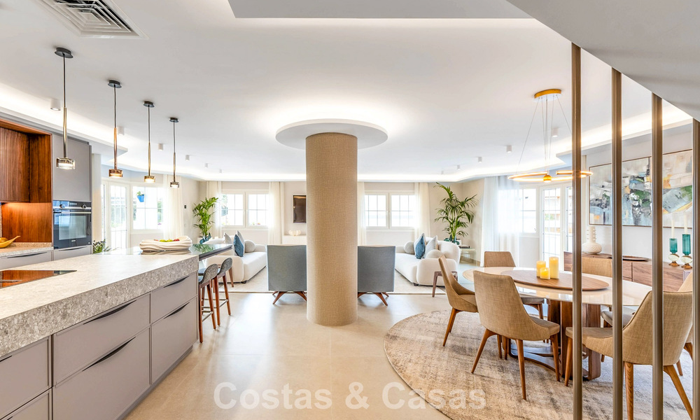 Precioso ático doble con vistas al mar en venta a poca distancia de Puerto Banús, Marbella 774866