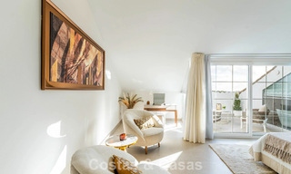 Precioso ático doble con vistas al mar en venta a poca distancia de Puerto Banús, Marbella 774878 