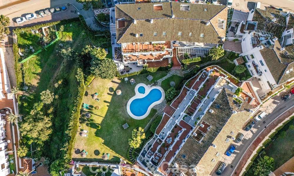 Precioso ático doble con vistas al mar en venta a poca distancia de Puerto Banús, Marbella 774894