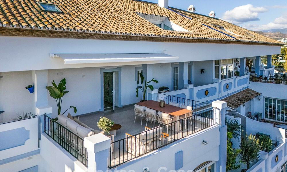 Precioso ático doble con vistas al mar en venta a poca distancia de Puerto Banús, Marbella 774897