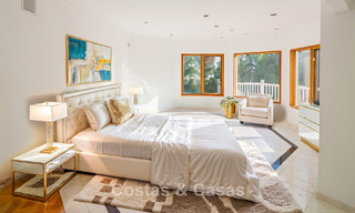 Majestuosa villa de lujo con impresionantes vistas al mar en venta, en una urbanización solicitada de Benahavis - Marbella 774946 
