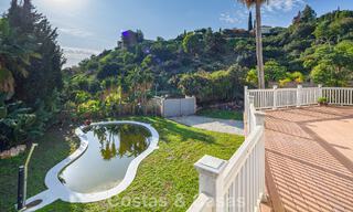 Majestuosa villa de lujo con impresionantes vistas al mar en venta, en una urbanización solicitada de Benahavis - Marbella 774949 