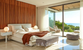 Villa ecológica de nueva construcción con vistas al mar en venta en tranquila zona residencial en Benalmádena, Costa del Sol 774963 