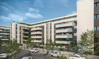 Nuevo en el mercado. Modernos apartamentos de obra nueva de estilo contemporáneo en venta en Fuengirola, Costa del Sol 775023 