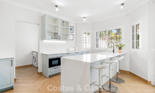 Villa de lujo lista para entrar a vivir en estilo mediterráneo en venta en una zona residencial en el valle del golf de Mijas, Costa del Sol 775168 