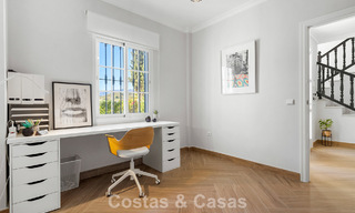 Villa de lujo lista para entrar a vivir en estilo mediterráneo en venta en una zona residencial en el valle del golf de Mijas, Costa del Sol 775174 