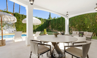 Villa de lujo lista para entrar a vivir en estilo mediterráneo en venta en una zona residencial en el valle del golf de Mijas, Costa del Sol 775175 