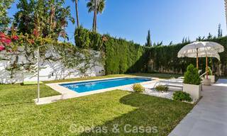 Villa de lujo lista para entrar a vivir en estilo mediterráneo en venta en una zona residencial en el valle del golf de Mijas, Costa del Sol 775186 