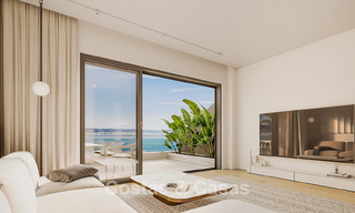 Elegantes apartamentos de obra nueva con sublimes vistas al mar en venta en Mijas Costa, Costa del Sol 775364 