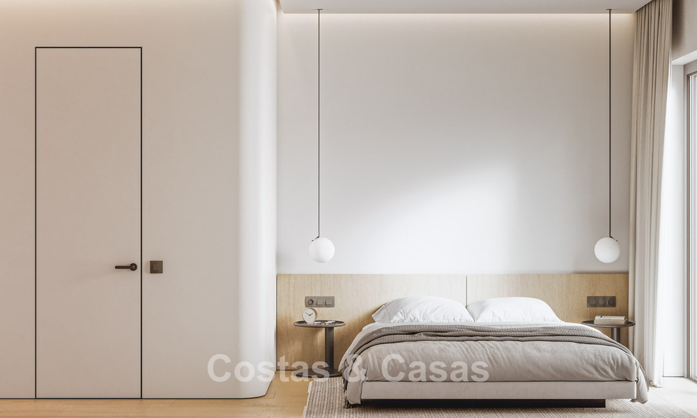 Elegantes apartamentos de obra nueva con sublimes vistas al mar en venta en Mijas Costa, Costa del Sol 775374