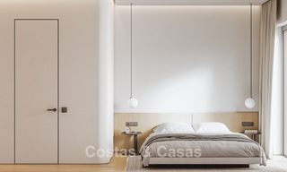 Elegantes apartamentos de obra nueva con sublimes vistas al mar en venta en Mijas Costa, Costa del Sol 775374 